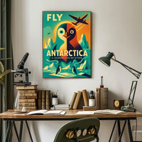 Antarctic Adventure Vintage Travel Art Poster PosterGoat