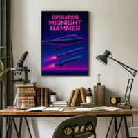 Operation Midnight Hammer: Futuristic Sci-Fi Poster PosterGoat