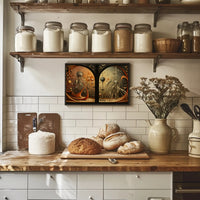 Surreal Alien Landscapes Futuristic Sci-Fi Poster