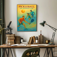 Pickleball The Ingenious Game Poster