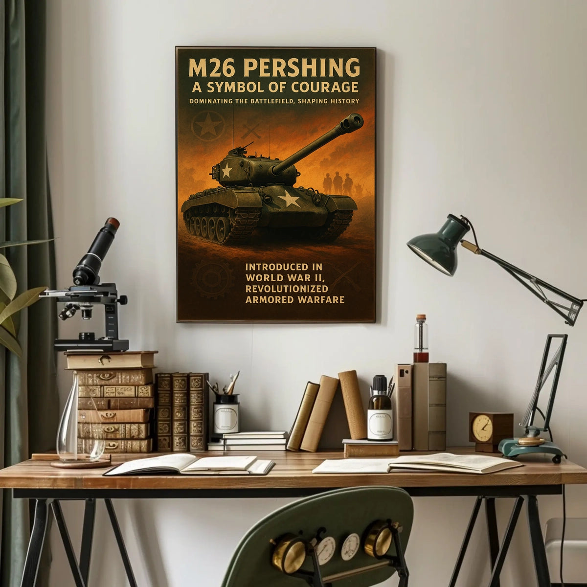 M26 Pershing A Symbol of Courage Poster