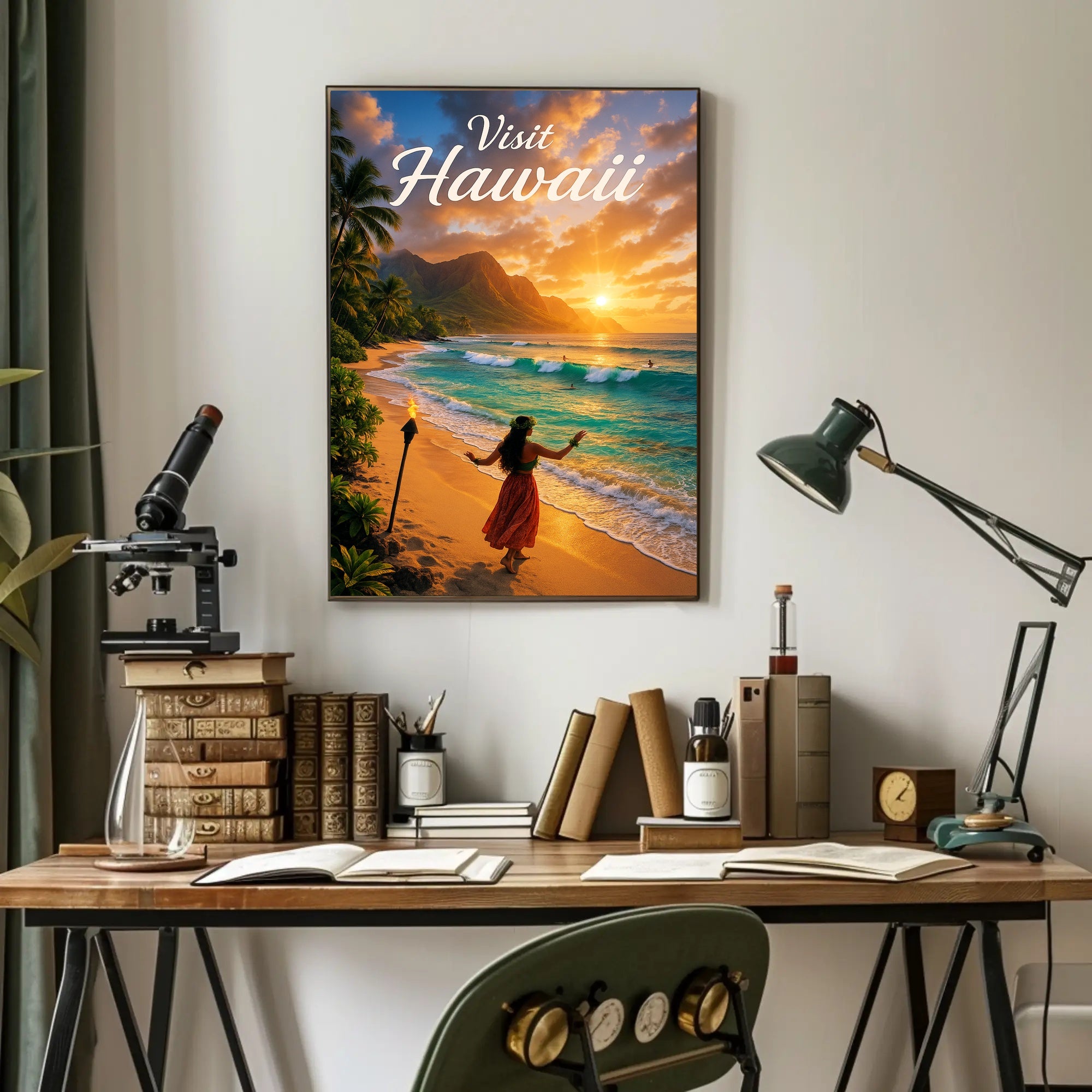 Visit Hawaii Poster PosterGoat