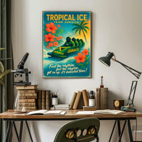 Tropical Ice Team Jamaica Poster