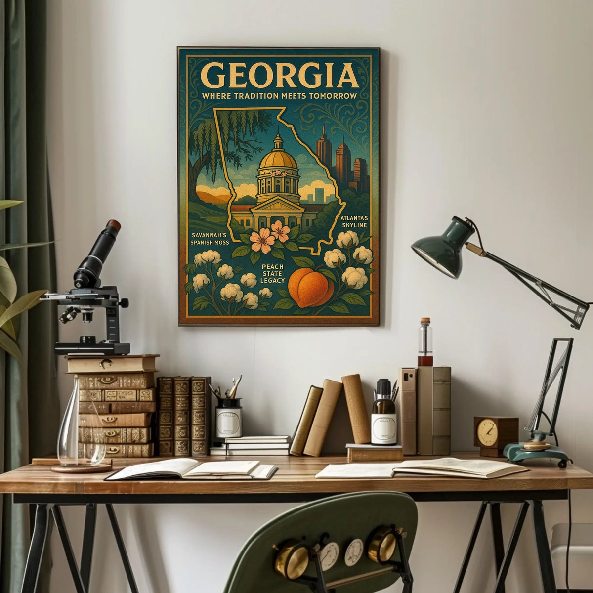 Georgia Where Tradition Meets Tomorrow Poster