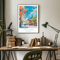 Ueno Park in Spring Poster