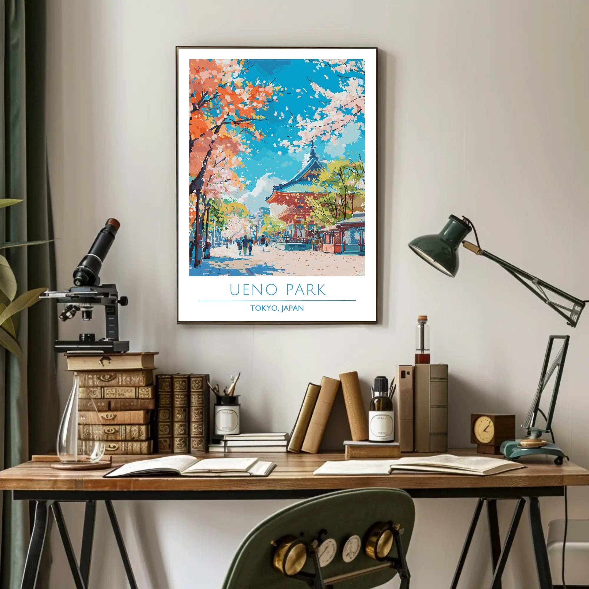Ueno Park in Spring Poster