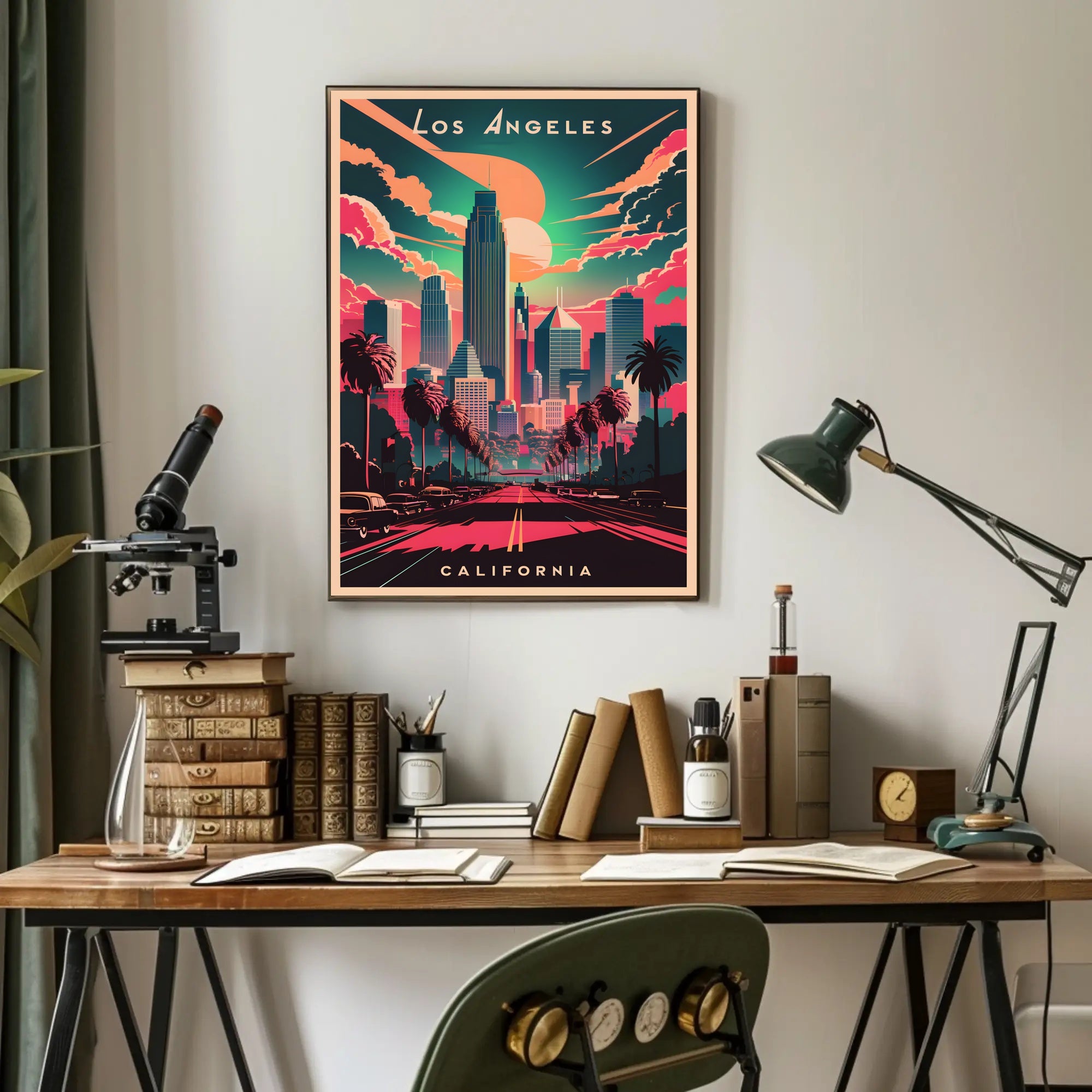 Los Angeles Skyline Poster