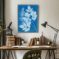 Botanical Cyanotype Poster