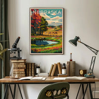 Nebraska Landscape Poster