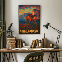 Kings Canyon National Park Scenic Wanderlust Poster