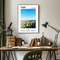 Tripoli Lebanon Urban Landscape Travel Poster PosterGoat