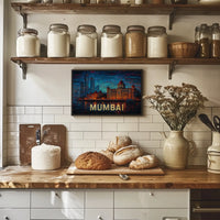 Mumbai Skyline Art Poster