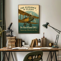 The Elegance of Flight De Havilland DH.1 Poster