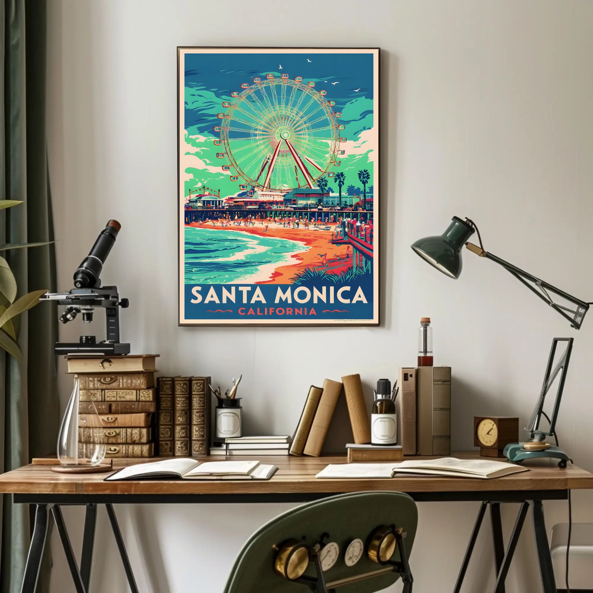 Santa Monica Vibes Poster