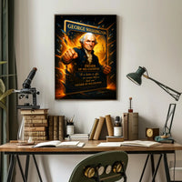 George Washington Father of His Country Poster PosterGoat