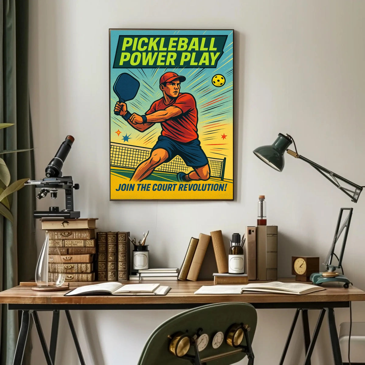 Pickleball Power Play Poster