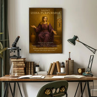 Saint Lydia Reverent Poster for Cultural or Heritage Poster