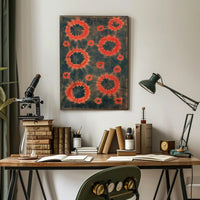 Vibrant Tie-Dye Circles Poster