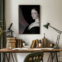 Elegant Portrait of a Woman: Cultural or Heritage Poster PosterGoat