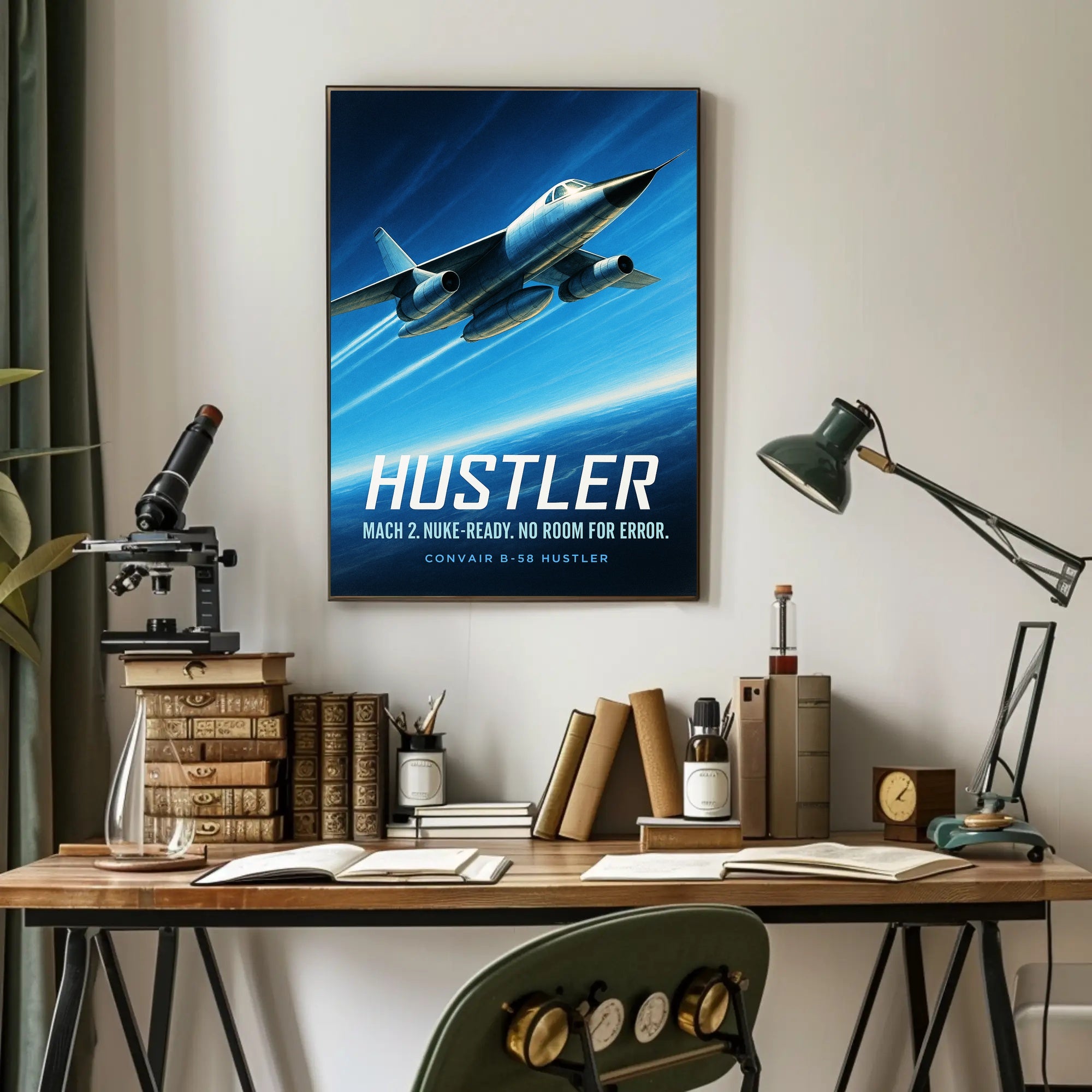 Convair B-58 Hustler Mach 2 Nuke-Ready Poster PosterGoat