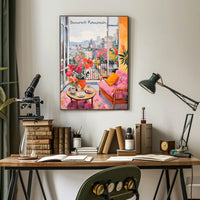 Bucaresti Serenity: A Balcony View Poster