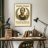 George Poage First African-American Poster