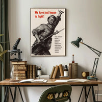 We Have Just Begun to Fight Poster PosterGoat