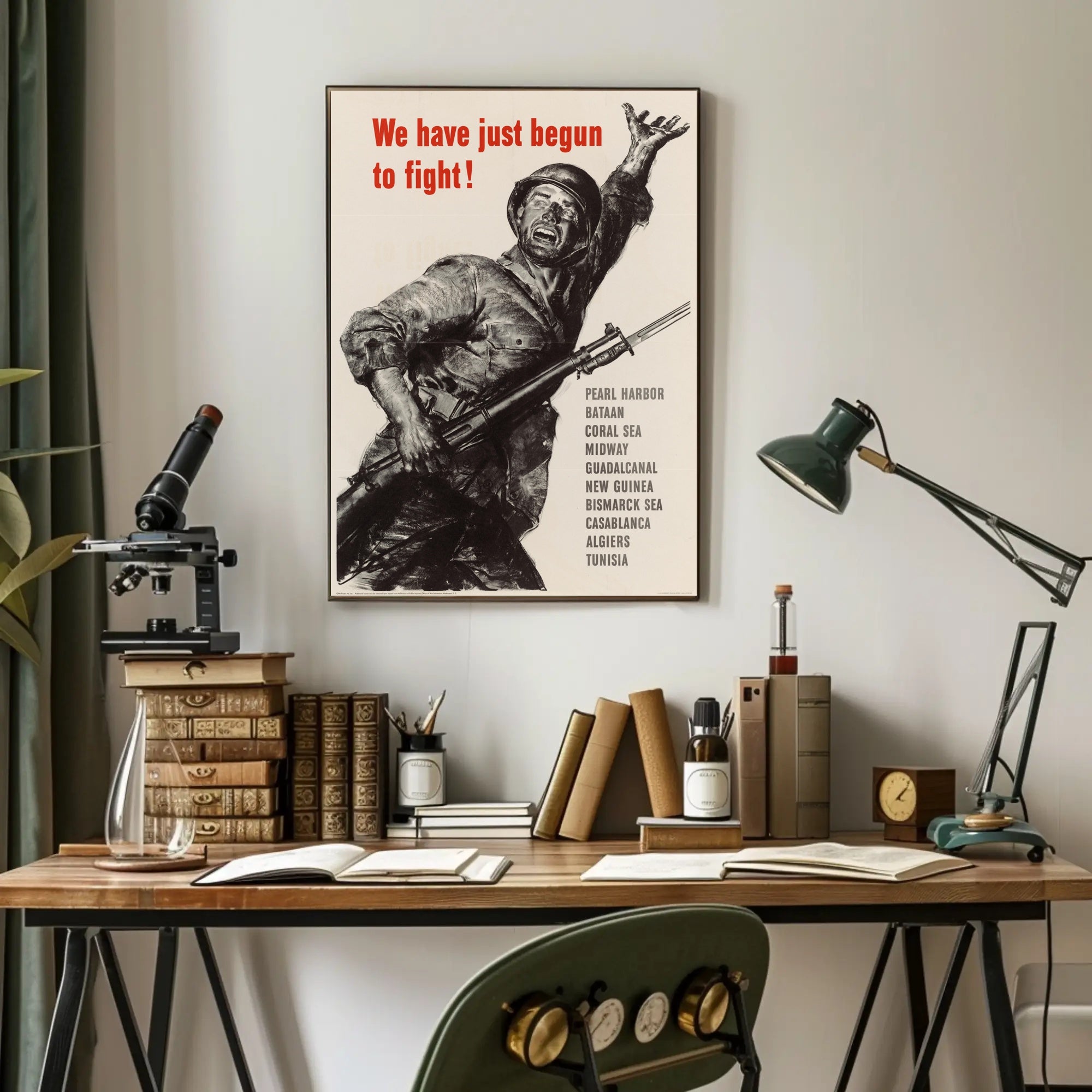 We Have Just Begun to Fight Poster PosterGoat