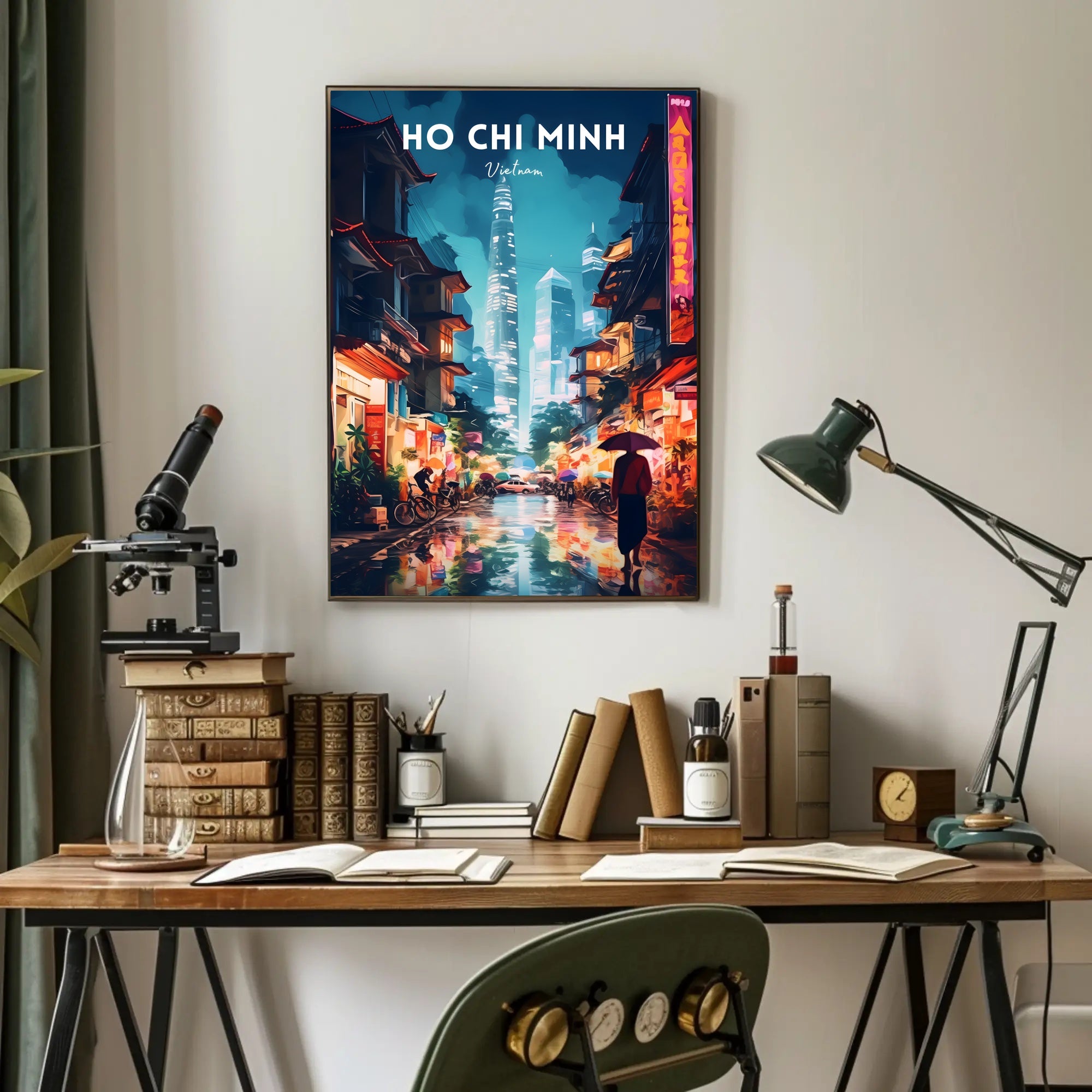 Ho Chi Minh Cityscape Poster