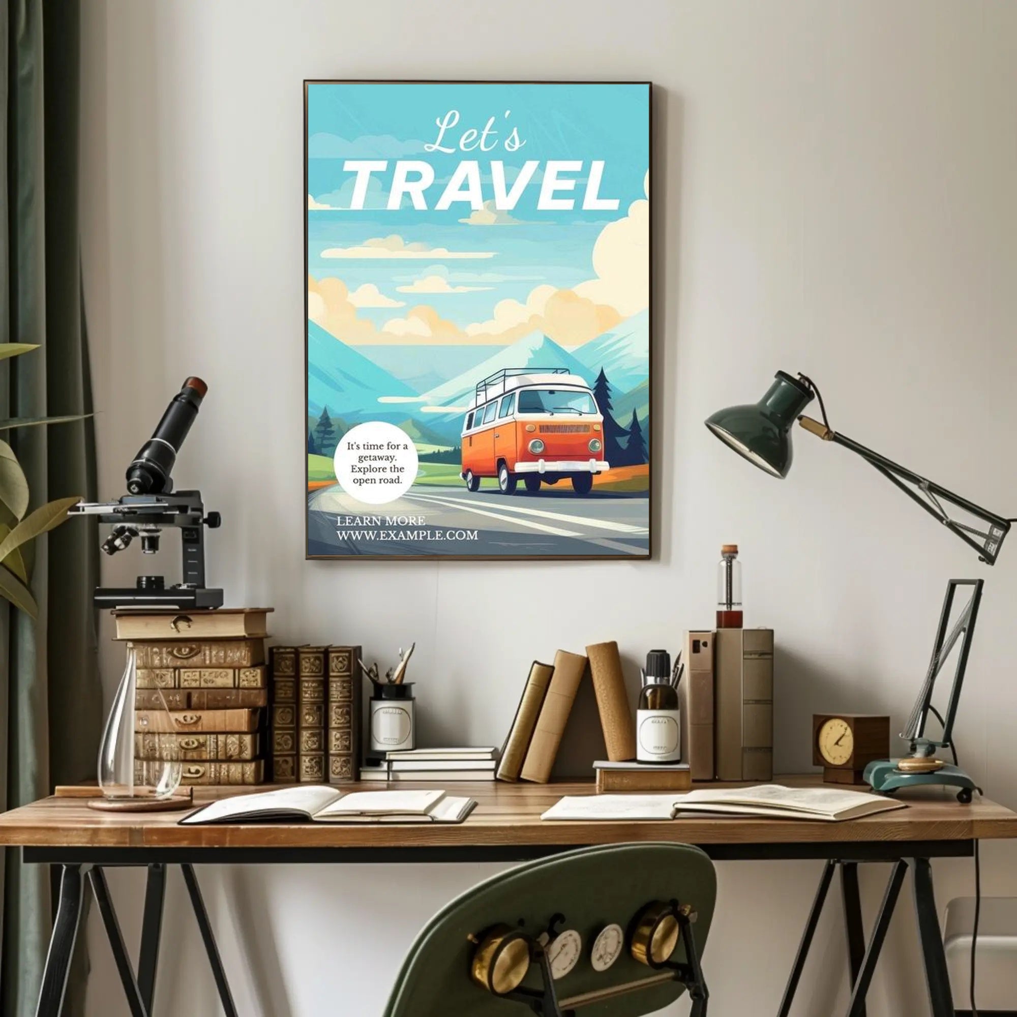 Let's Travel Poster PosterGoat