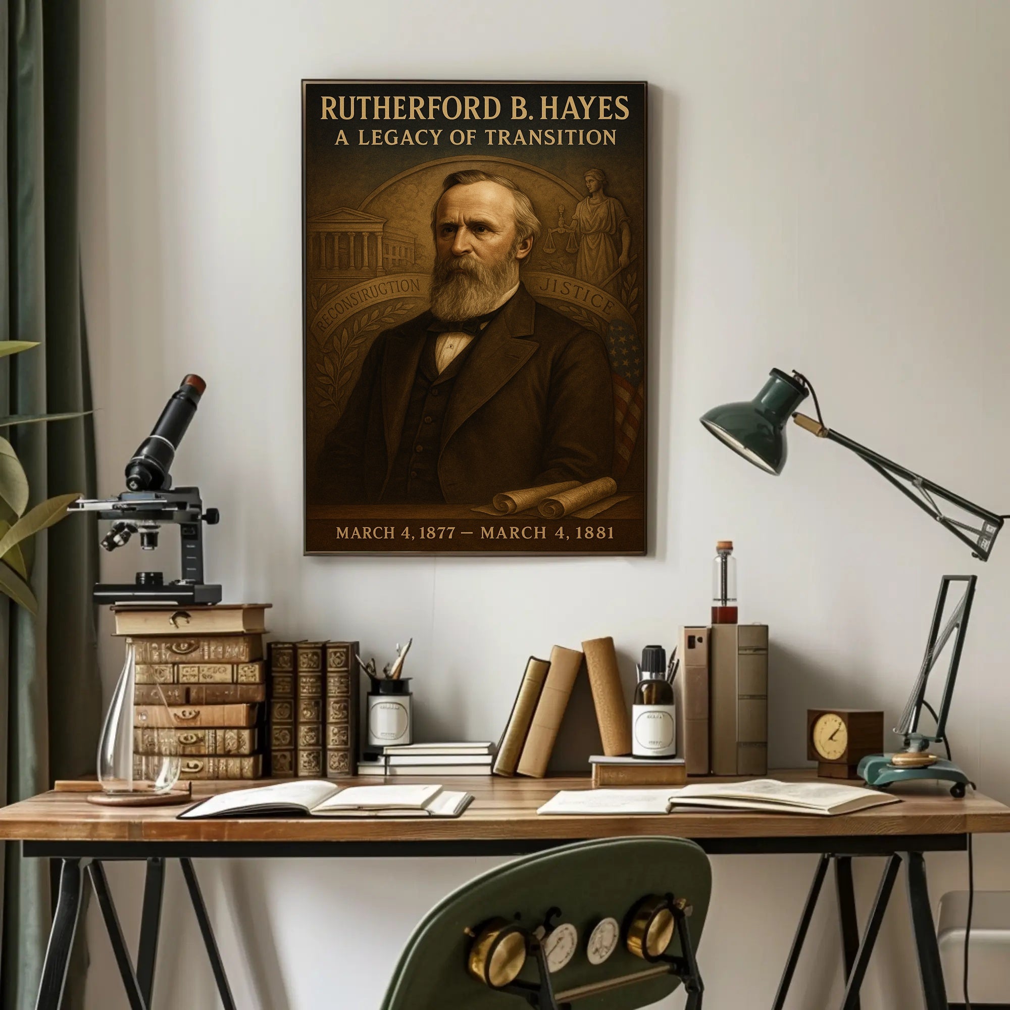 Rutherford B. Hayes: A Legacy of Transition Poster