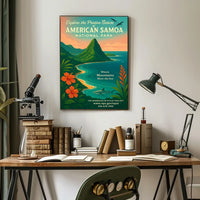 National Park Coastal Adventure Poster