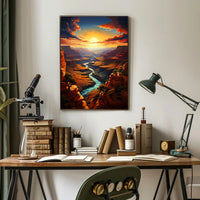 Grand Canyon Sunset Poster