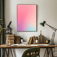 Vibrant Gradient Art Poster