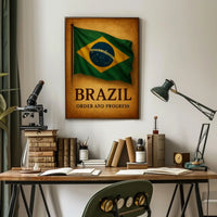Brazil Order And Progress Poster