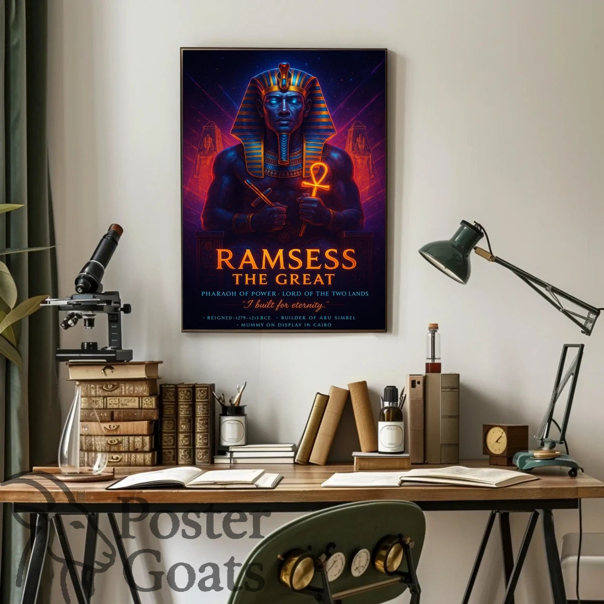 Ramses II Majesty Cultural or Heritage Poster