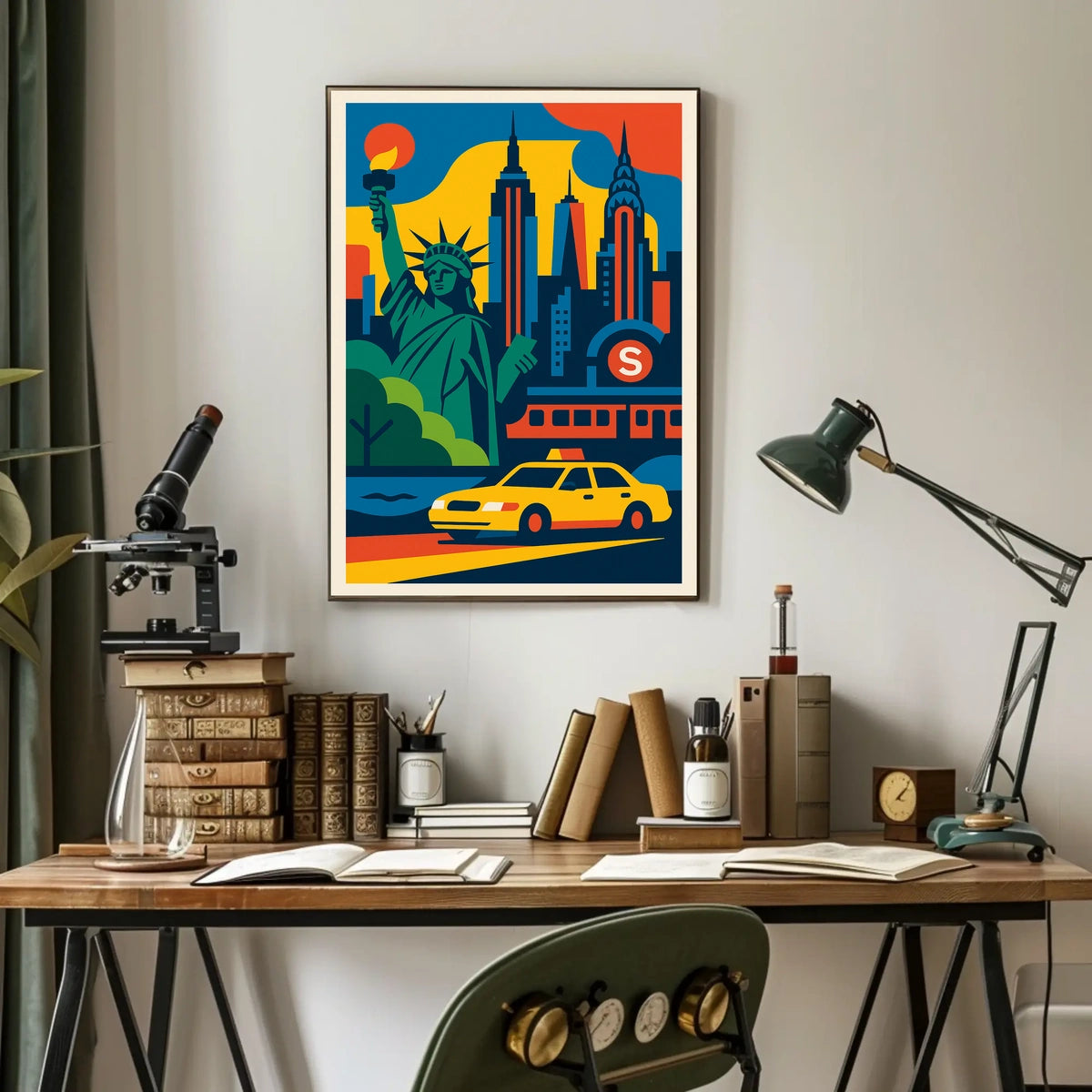 Vibrant New York City Poster