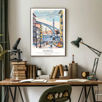 Porto Cityscape Poster PosterGoat
