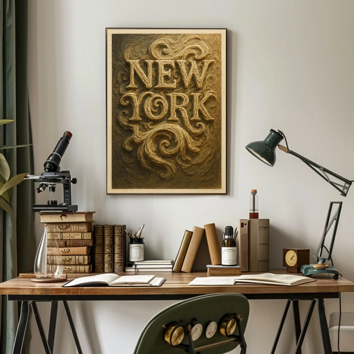 New York Artistic Typography Poster