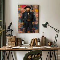 Historical Military Abstract Art Poster - Historical or Presidential Poster