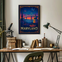Maryland A Scenic Tribute Poster