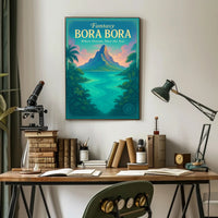 Bora Bora Dreamscape Travel Poster PosterGoat