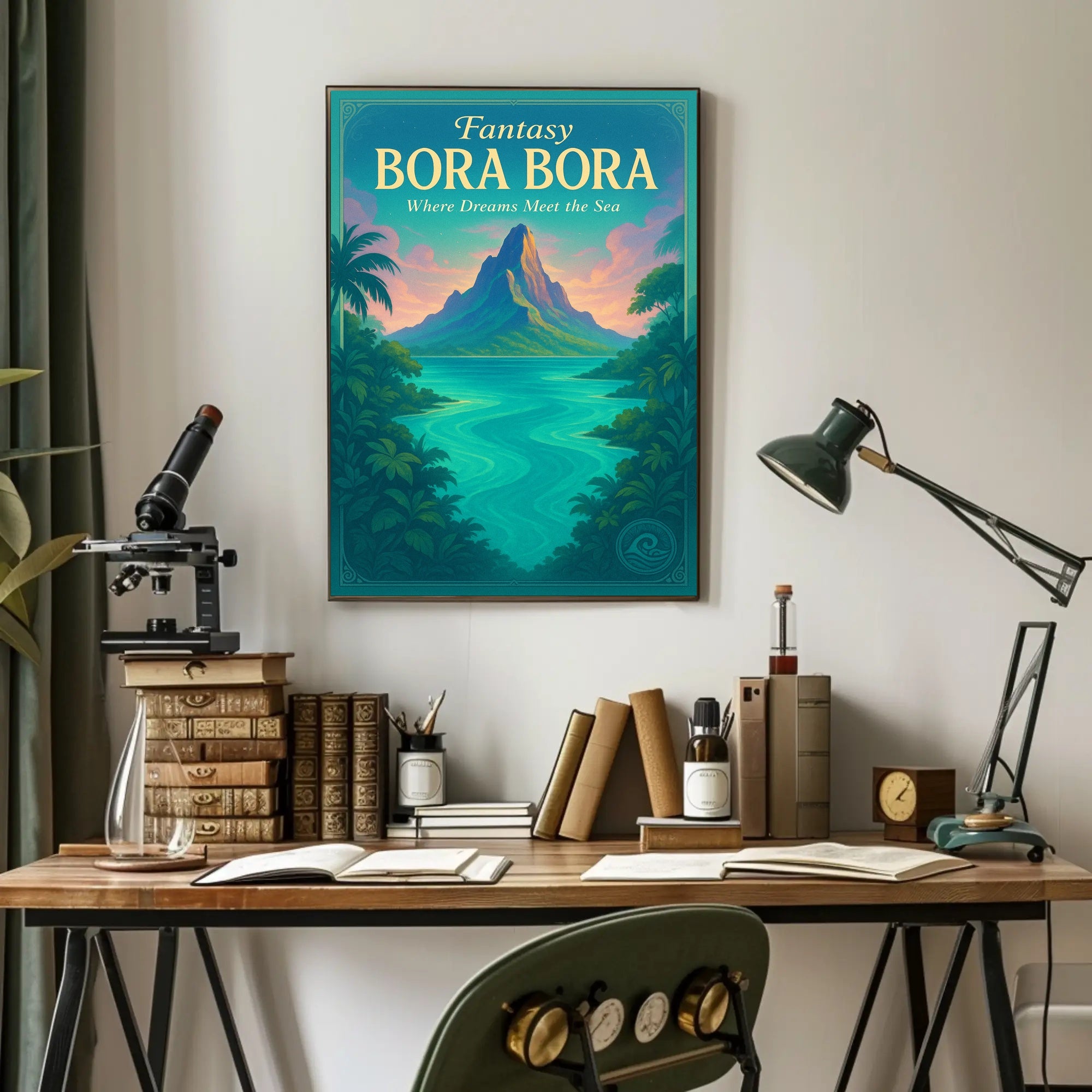 Bora Bora Dreamscape Travel Poster PosterGoat