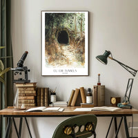 Cu Chi Tunnels Watercolor Travel Poster PosterGoat