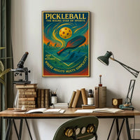 Pickleball The Rising Star of Sports Poster