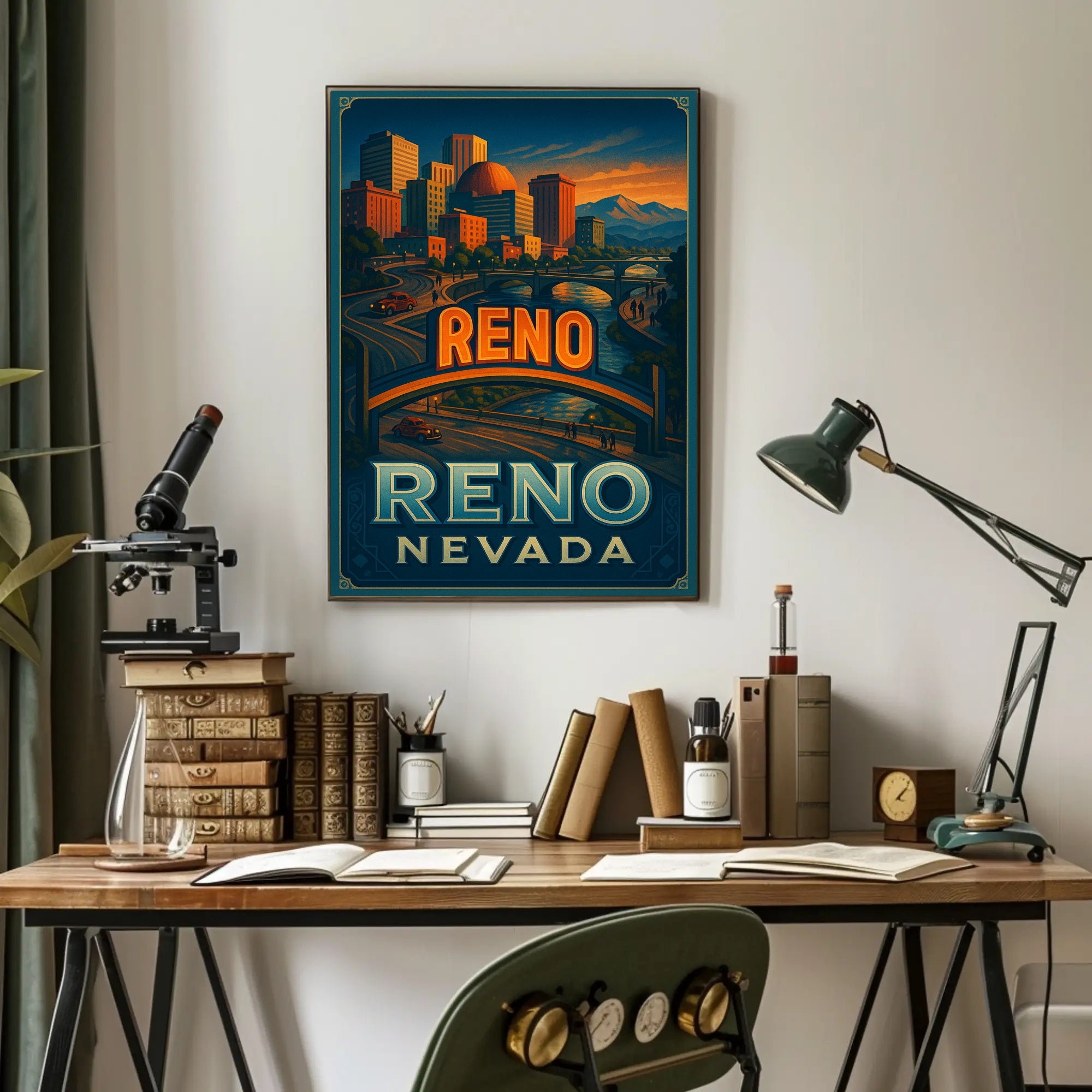 Vintage Reno Poster