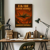 FA-18E Super Hornet Poster