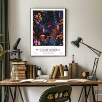 William Morris Cotton Prints Exhibition Poster