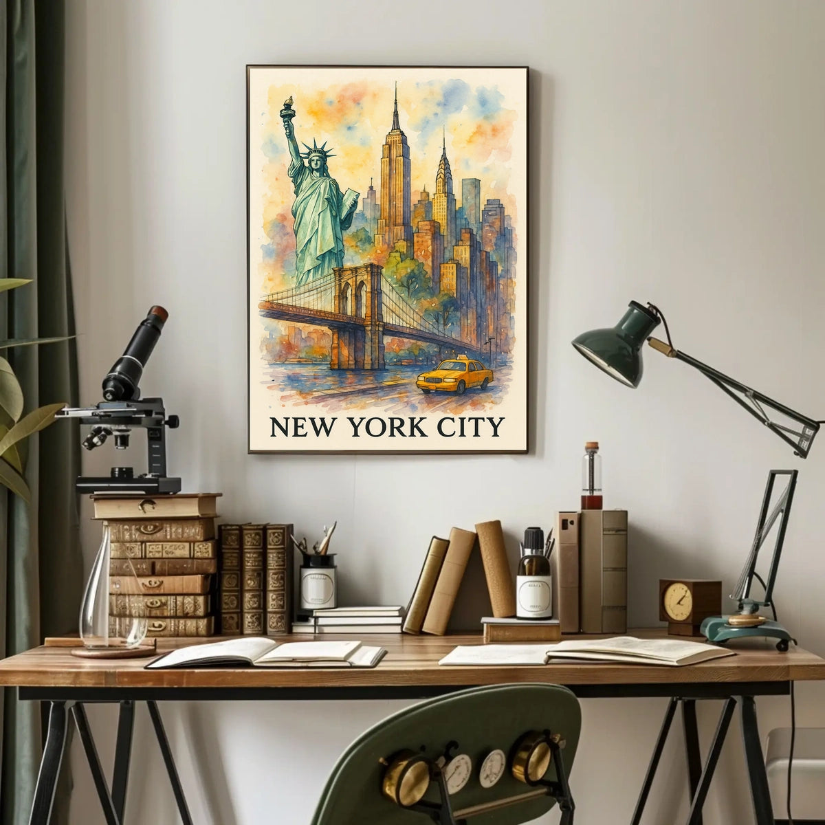 New York City A Watercolor Tribute