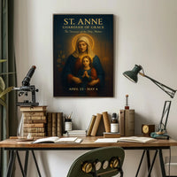 St. Anne Devotional Masterpiece: Cultural or Heritage Poster PosterGoat